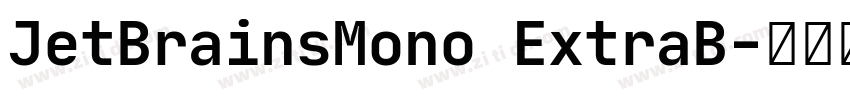 JetBrainsMono ExtraB字体转换